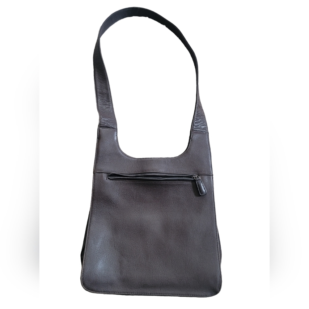 22. Giani Bernini black leather bag purse